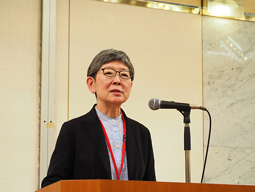 閉会挨拶　沢　良子　副理事長