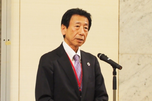 開会挨拶 安井利一 理事長
